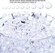 💧 eboot 10000 pieces clear gel soil water crystal beads: premium vase filler & water gems logo