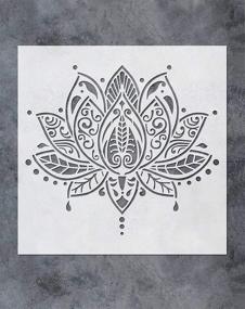 img 3 attached to GSS Designs Mandala Stencil Template Painting Supplies & Wall Treatments