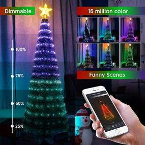 img 3 attached to Christmas Brighter Artificial Decorations Bluetooth
