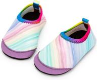 🏻 barefoot non-slip girls' water shoes: apolter water shoes - perfect for athletics! logo