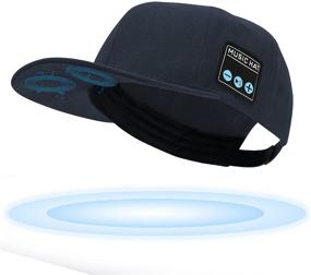 img 4 attached to TOUCH TWO Wireless Bluetooth 5.0 Speaker Hat/Music Cap with 🎧 Inbuilt Microphone: Perfect Outdoor/Indoor Sports Companion and Best Gift for Men/Women/Boys/Girls (Blue)