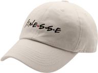 hsyzzy unisex dad hat with embroidered finesse friends letters - adjustable strapback baseball cap логотип