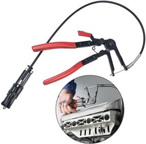 img 3 attached to 🔧 24&#34; Remote Hose Clamp Tool Pliers: Adjustable, Heavy-Duty Memory Cable Removal Tool for Car Oil Water Pipe Repair