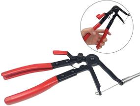 img 1 attached to 🔧 24&#34; Remote Hose Clamp Tool Pliers: Adjustable, Heavy-Duty Memory Cable Removal Tool for Car Oil Water Pipe Repair