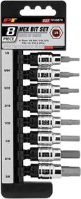 img 4 attached to 🔧 Высокопроизводительный инструмент W38870, набор головок с шестигранником SAE для привода 3/8 дюйма, 8 штук - Размеры: 1/8'', 9/64'', 5/32'', 3/16'', 7/32'', 1/4'', 5/16'', 3/8''