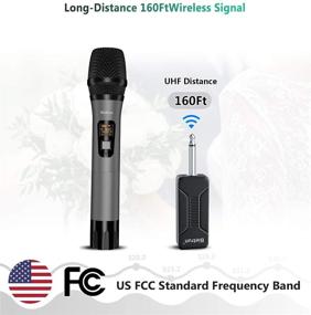 img 3 attached to Wireless Microphone Handheld Rechargeable Amplifier