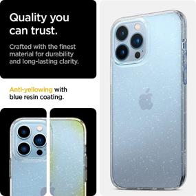 img 2 attached to 💎 Spigen Liquid Crystal Glitter iPhone 13 Pro Case (2021) – Crystal Quartz