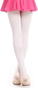 img 3 attached to 🩰 Premium Ultra Soft Pro Dance Tights for Girls - Perfect Fit for Ballet, Toddler to Women