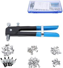 img 4 attached to 86pcs FreeTec Threaded Rivet Nut Setter Insert Tool 🔧 Kit - Hand Riveter Set with Rivnut Nutsert Riveting Sizes M3/M4/M5/M6/M8