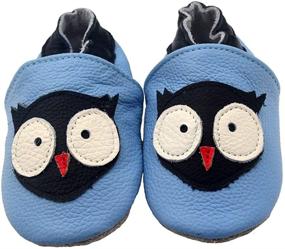 img 3 attached to 👞 IEvolve Leather Walker Moccasins Boys' Shoes Slippers for Toddlers