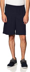 img 4 attached to 🩳 Champion 9-inch Jersey Shorts for Men with Convenient Pockets