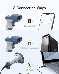 img 1 attached to Беспроводной штрихкод-сканер Bluetooth Inateck BCST 73