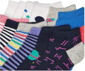 img 2 attached to Spotted Zebra 12 Pack Socks Space