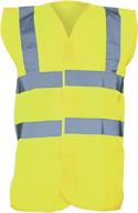 👕 stay visible and stylish with yoko unisex premium hi-vis waistcoat vest/jacket логотип
