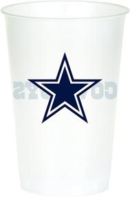 img 2 attached to 🏈 Official NFL Dallas Cowboys Plastic Cups – 8-Count, 20-Ounce – Creative Converting