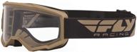 fly racing 2021 focus goggles: khaki, adult - top-rated eyewear for enhanced performance logo