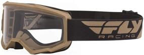 img 1 attached to Fly Racing 2021 Focus Goggles: Khaki, Adult - Top-rated Eyewear for Enhanced Performance