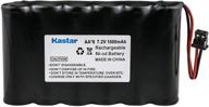 🔋 kastar cordless phone battery ni-cd, 7.2v, 1000mah replacement for panasonic pqp50aa61 and panasonic p-p507, type 18 rechargeable battery logo