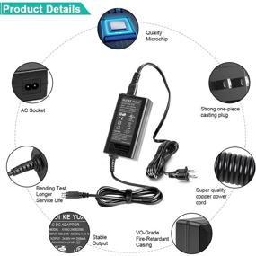 img 2 attached to 💡 [UL Listed] HKY 24V C825343 Replacement AC Adapter for Epson PS-180 PS-170 PS-150 PSA242 C32C825343 M159A M159B M235A M129C TM-T88II TM Series T88III POS Printer DC Charger Power Supply Cord