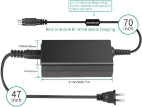 img 4 attached to 💡 [UL Listed] HKY 24V C825343 Replacement AC Adapter for Epson PS-180 PS-170 PS-150 PSA242 C32C825343 M159A M159B M235A M129C TM-T88II TM Series T88III POS Printer DC Charger Power Supply Cord