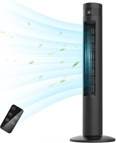 img 4 attached to 🌀 FREE VILLAGE 35 Inch Tower Fan with Remote - 3 Speeds, Wind Mode, Timer - Ideal for Bedroom, Home, Office Use