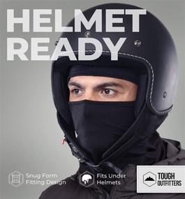 img 2 attached to Tough Headwear Balaclava Snowboarding Motorcycling Outdoor Recreation