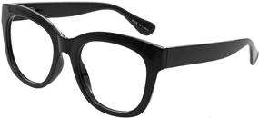 img 4 attached to 👓 AEZUNI Oversized Reading Glasses for Women - Large Readers in 14 Prescription Strengths: 0 1.0 1.25 1.5 1.75 2.0 2.25 2.5 2.75 3.0 3.5 4.0 5.0 6.0