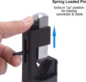 img 2 attached to 🔧 Mofeez Hammer Lug Crimper Tool: Efficiently Crimp 8 AWG - 0000 AWG Battery and Welding Cables