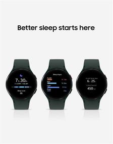 img 2 attached to Sleek Samsung Galaxy Watch 4 44mm: ECG Monitor, Health & 🌟 Fitness Tracker, Sleep Cycles, Fall Detection, GPS, Bluetooth - US Version, Green