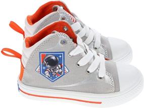 img 2 attached to Footwear Sneaker Canvas Hi Top Toddler