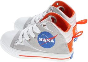 img 4 attached to Footwear Sneaker Canvas Hi Top Toddler