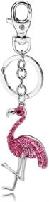 img 2 attached to Stylish & Trendy Liavys Flamingo Charm Keychain: A Fashionable Accessory for Keys