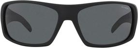 img 4 attached to ARNETTE La Pistola Wrap Sunglasses for Men - AN4179