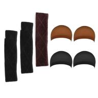 wig grip headbands for women | edge-saver wig headband bands | no-slip wig grip hairband | velvet wig grip band | elastic stretched wig headbands (3 pieces) | wig caps hair net included for weave logo