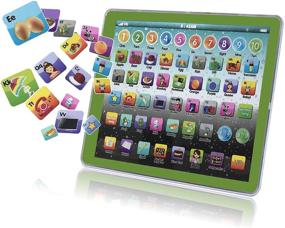 img 4 attached to 🧸 Interactive Toddler Learning Toy: Baby Tablet for Fun, ABCs, Numbers, Spelling, Animals, Early Education