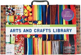 img 4 attached to 🎨 Набор для творчества для детей - Ultimate Kid's Arts and Crafts Library Set - Развейте их творческие способности с провизией для ремесел и художественными проектами в коробке