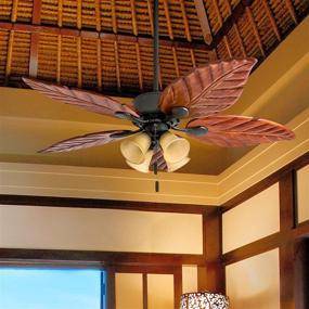 img 1 attached to 🏞️ Honeywell Ceiling Fans 50503-01 Royal Palm 52" Bronze Ceiling Fan: The Perfect Blend of Style and Performance