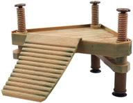 π’ skemix turtle rectangular terrapin floating platform: decorative reptile frog pier & reptile ramp dock (7 inches/18.5 cm small) logo