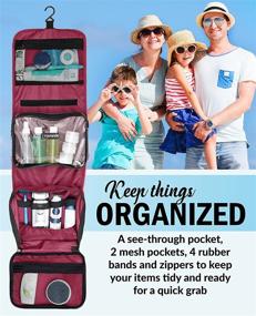 img 2 attached to 🧴 TRAVANDO Hanging Toiletry Bottles: Travel-Friendly, TSA Approved!