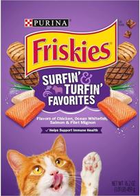 img 2 attached to 🐱 Friskies Surfin' Turfin Favorites - 16.2 oz (2 Pack)