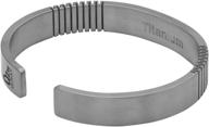 qray titanium athletic bracelet medium logo