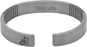 img 3 attached to Qray Titanium Athletic Bracelet Medium