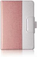 📱 thankscase rotating case stand cover with pencil holder, wallet pocket, hand strap for ipad air 10.5" (3rd gen) / ipad pro 10.5, 2019 (rose gold) logo