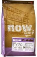 🐱 now! 152323 grain-free food for senior cats, 8-pound bag - fresh & nutritious logo