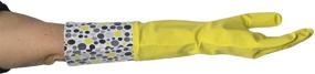 img 1 attached to Krumbs Kitchen Rubber Glove Liners with Yellow Dots - Ensuring Comfort and Versatility in One Size