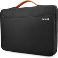 tomtoc eco-friendly laptop sleeve for 13-inch macbook air m1/a2337 2018-2021, macbook pro m1/a2338 a2251 2016-2021, 12.9 ipad pro 5th/4th/3rd gen, dell xps 13, water-resistant 360 degree protective laptop bag logo