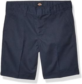 img 3 attached to 👖 Flexible Comfort for Active Boys: Dickies Boys' Big Flexwaist Flat Front Shorts