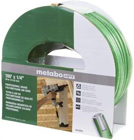 img 1 attached to 🟢 Metabo HPT 1/4-Inch x 100 Ft Air Hose, Professional Grade Polyurethane, 300 PSI, 19413QPM - Green