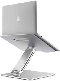 img 4 attached to 💻 B-Land Laptop Stand: Ergonomic Adjustable Aluminum Holder for MacBook, Dell XPS, Samsung, and More – Compatible with Laptops 10-17 inches