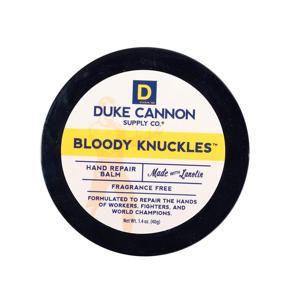 img 1 attached to Duke Cannon Supply Co. Bloody Knuckles Hand Repair Balm - Увлажняющий крем для рук в путешествии (вес нетто 1.4 унции)